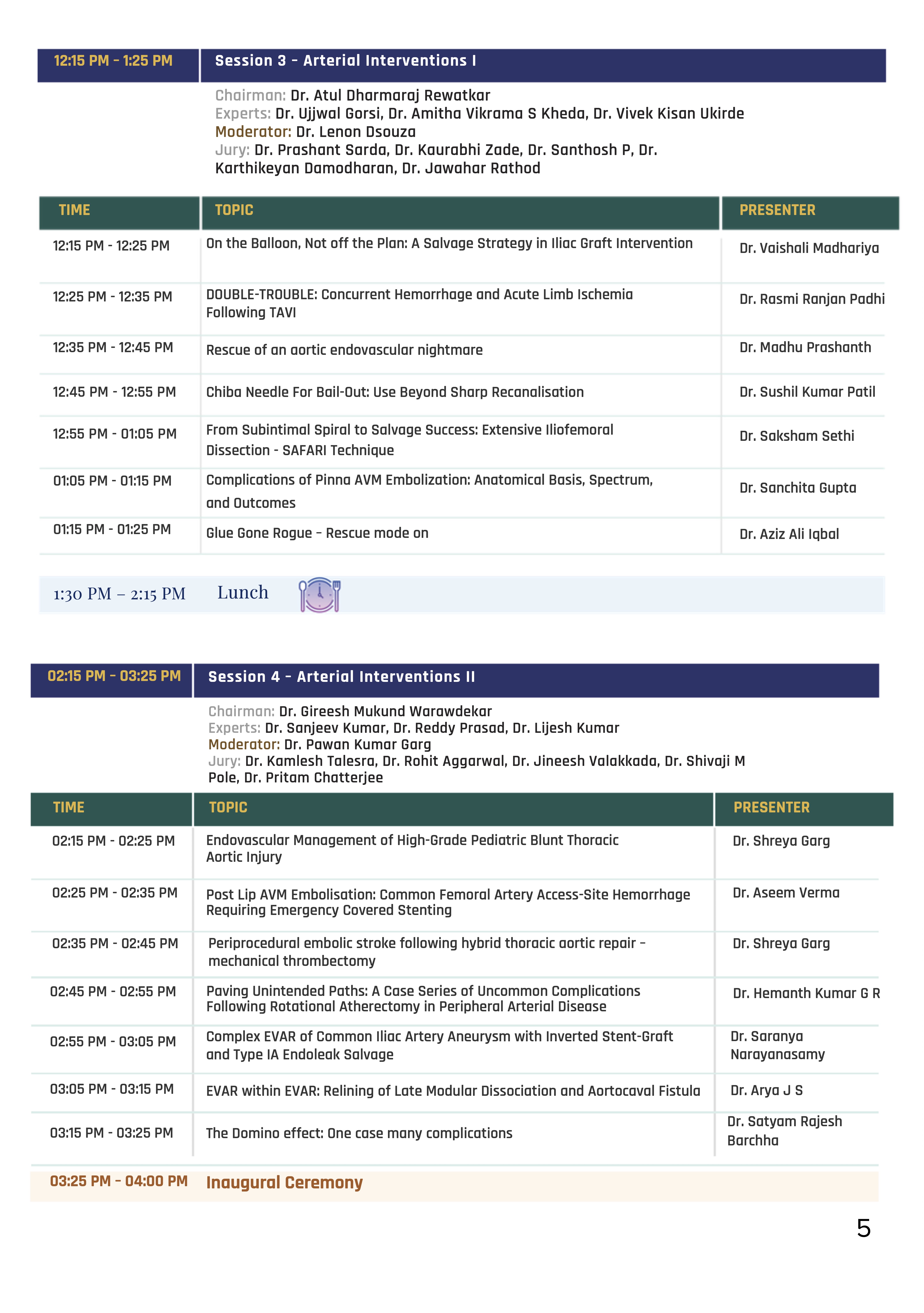 ISVIR Scientific Program Schedule Page 5