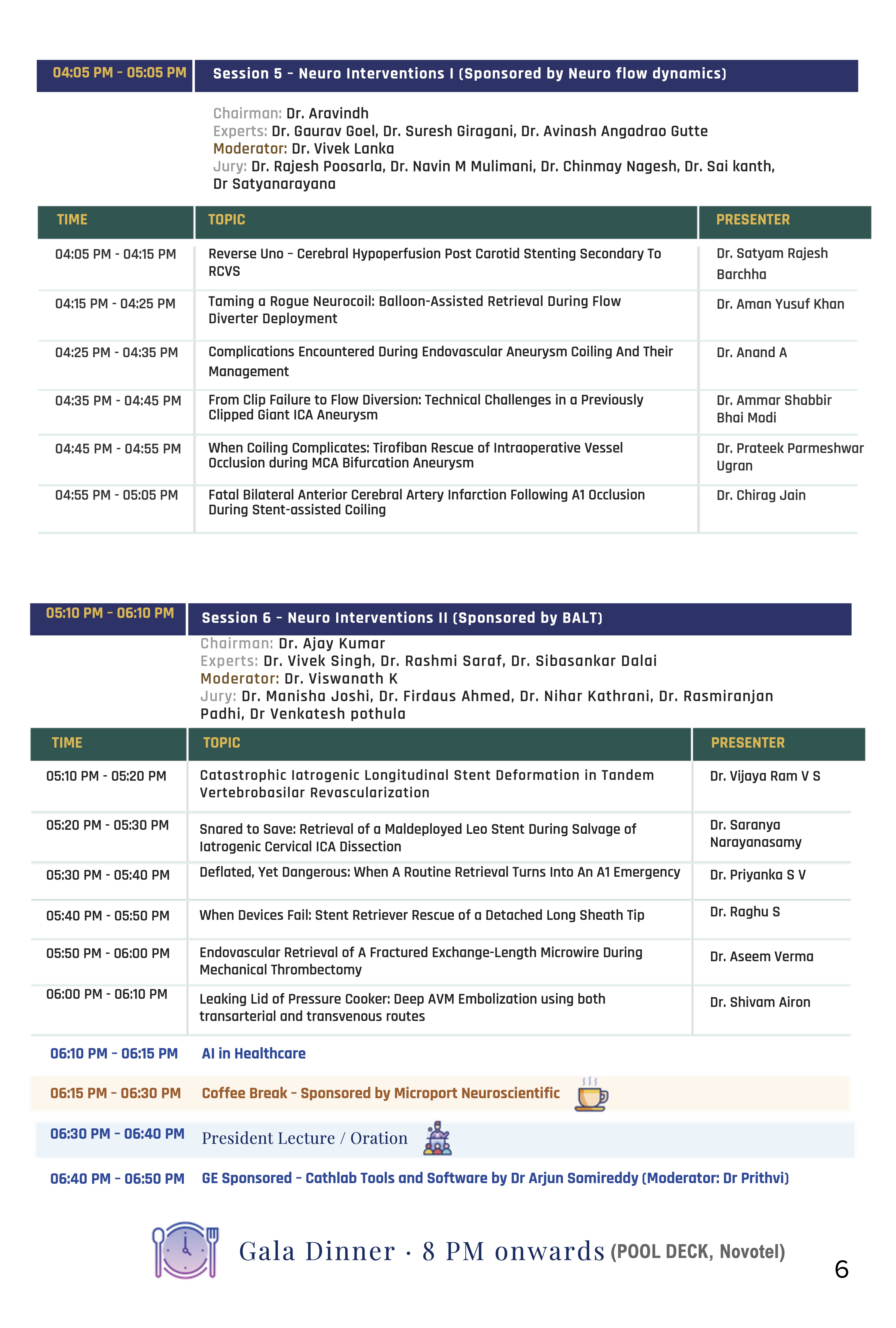 ISVIR Scientific Program Schedule Page 6