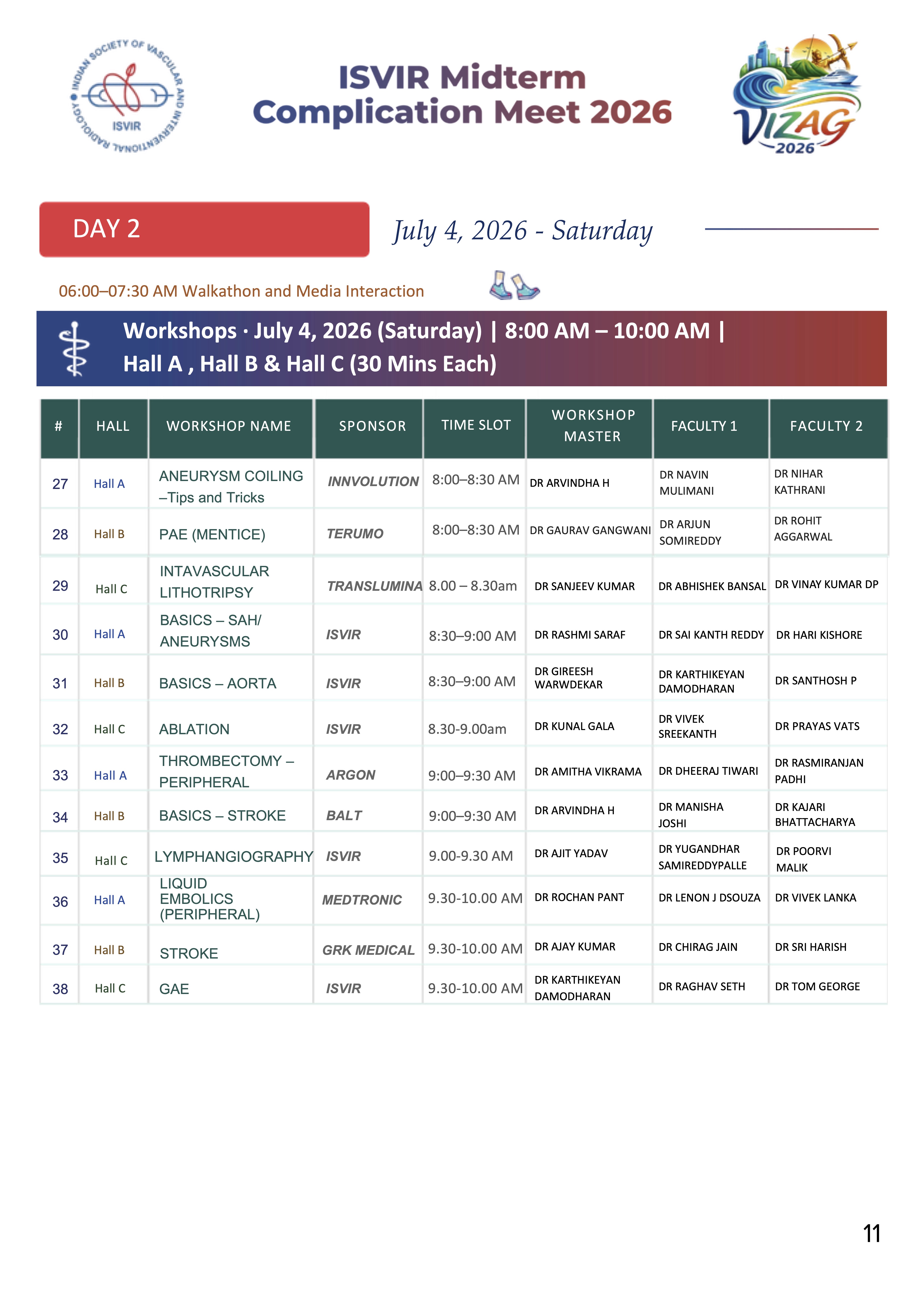 ISVIR Workshop Schedule Page 3
